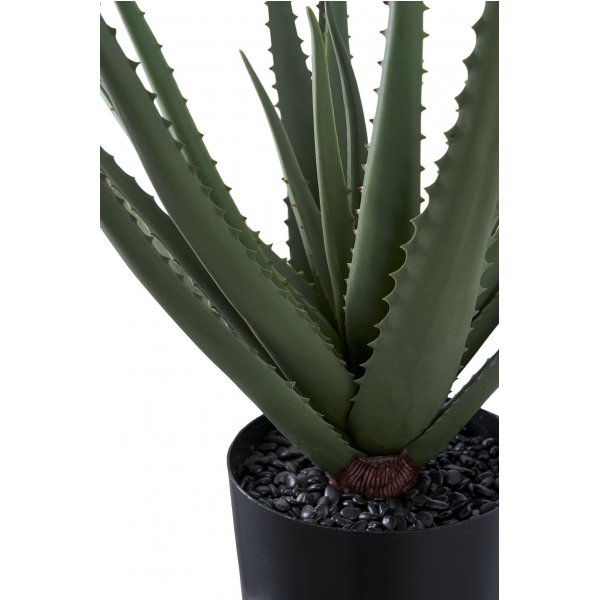 Aloe Vera konstv�xt - H:51 cm - Gr�n