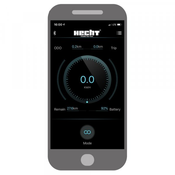 Hopfllbar Elsparkcykel - 250W