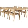 Charlottenberg Matgrupp (220x100) - Natur - 6 Stolar