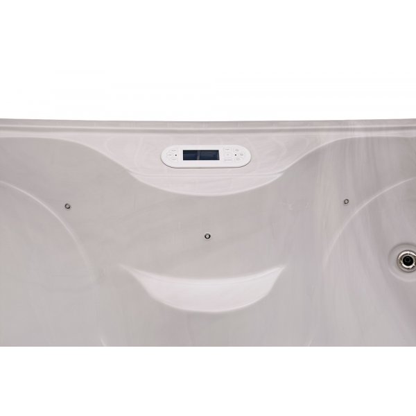 Spabad utomhus 4 personer - 180x180 cm, LED, ozonator, 16 jets