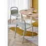Matbord runt f�rl�ngningsbart ek/vit 102-142 cm - Berivan