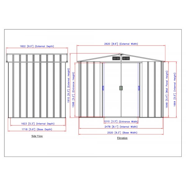 F�rr�d ECO Shed - 4,3 m�