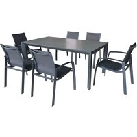Knutsberg utematgrupp i aluminium - Antracit Knutsberg utematgrupp i aluminium - Antracit