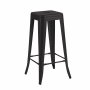 Iris barstol i svart metall - Sitth�jd 77 cm