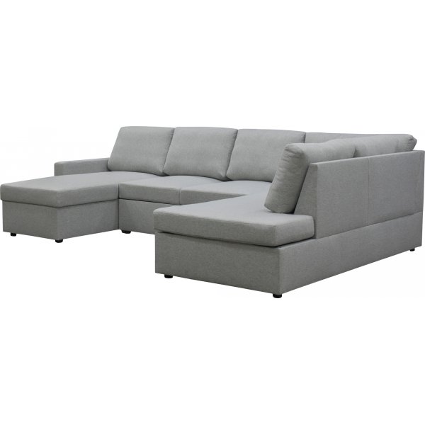 U soffa b�ddsoffa gr� - T�rn�