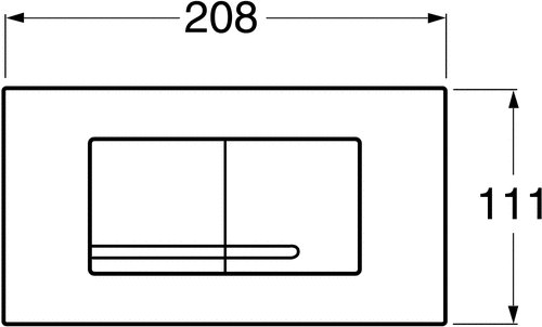 Gustavsberg Toppryke Triomont XT duo hvid