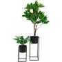 Marla blomh�llare - Svart - 2 st