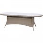 Trdgrdsbord - Menton | 230x100 cm | Natur | Ovalt