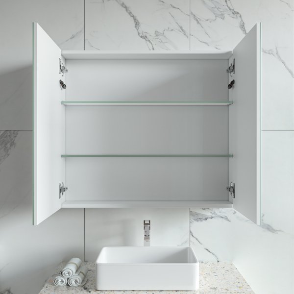 Spiegelschrank - Lucent | LED-Beleuchtung - 80 cm Spiegelschrank - Lucent | LED-Beleuchtung - 80 cm