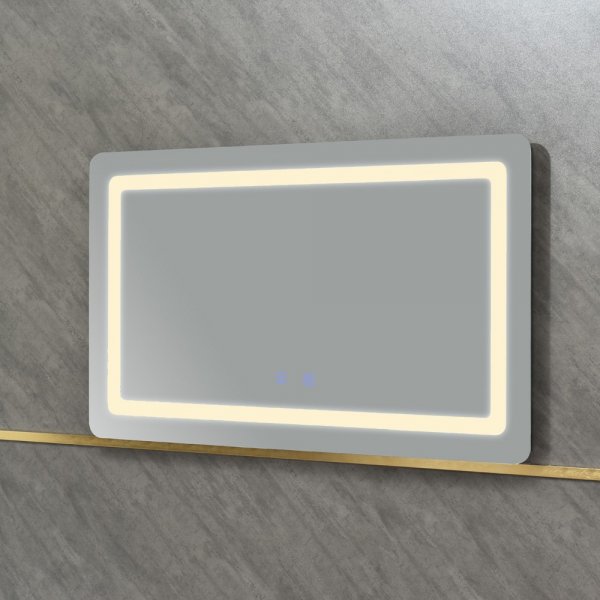 Spegel Med LED-belysning