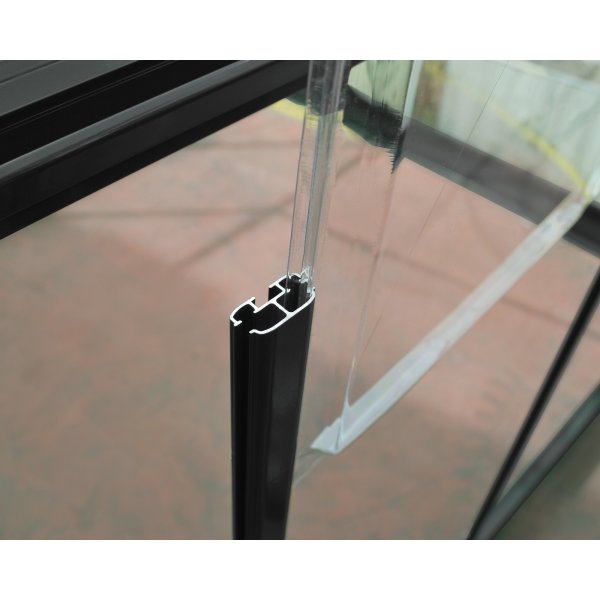 Canopia Harmony Växthus i Polykarbonat 5,7 m² - Mörkgrå/klarglas Canopia Harmony Växthus i Polykarbonat 5,7 m² - Mörkgrå/klarglas