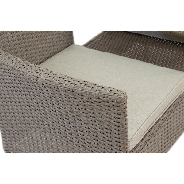 Duo-Sofa für zwei Personen mit Beistelltisch + Reinigungsspray für Gartenmöbel Duo-Sofa für zwei Personen mit Beistelltisch + Reinigungsspray für Gartenmöbel