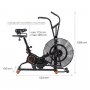 Airbike med trningsdator - Svart