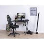 Vayne svart spelstol med gr�na detaljer