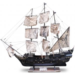 Modelbåd Black Pearl sejlbåd - 95 cm
