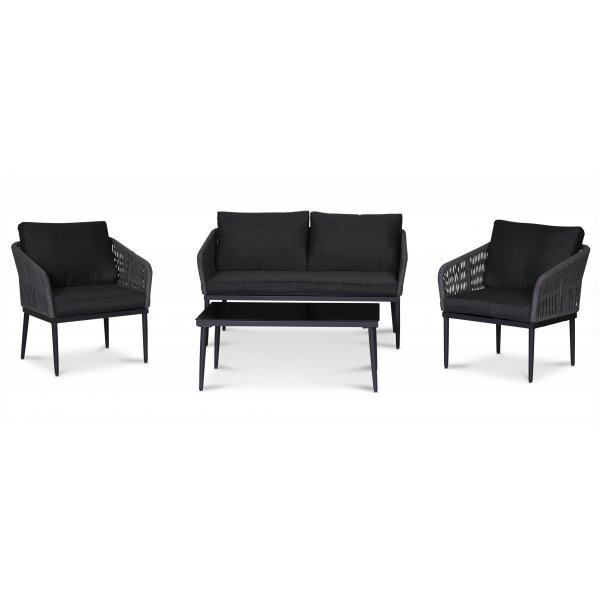 Molde - Loungegruppe mit Tisch + Reinigungsspray für Gartenmöbel Molde - Loungegruppe mit Tisch + Reinigungsspray für Gartenmöbel