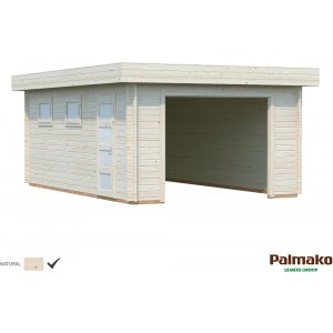Läs mer om Garage Rasmus med slagport - 19,0 m² - Garage i byggsats
