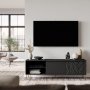 Bullet TV-b�nk - Svart/guld