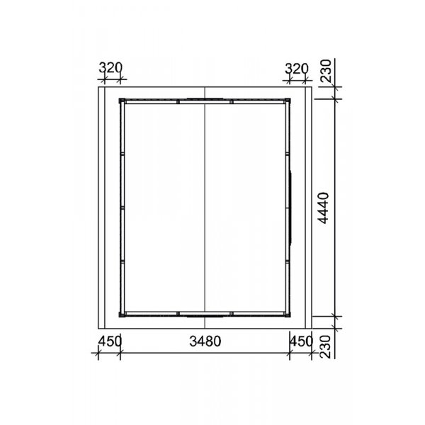 Attefallshus Helmer C - 15,4 m² Attefallshus Helmer C - 15,4 m²