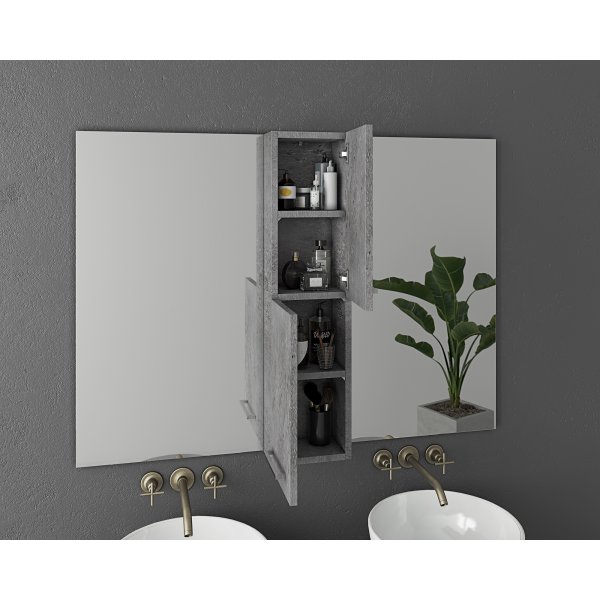 Badrumsmöbler Luxus 120 cm - Betong grå Badrumsmöbler Luxus 120 cm - Betong grå