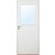 Innerdrr Orust - Sltt kompakt drrblad med glas G21 + Handtagskit - Blankt