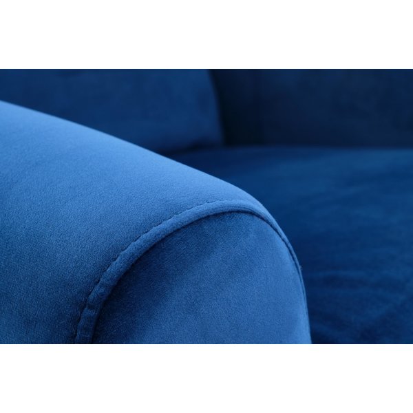 Reclinerf�t�lj i bl�tt tyg
