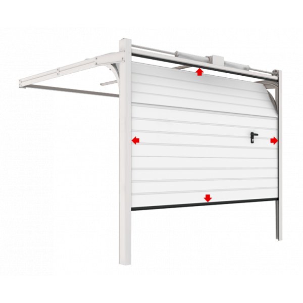 Takskjutport Dakota � Manuell (v�rmeisolerad)