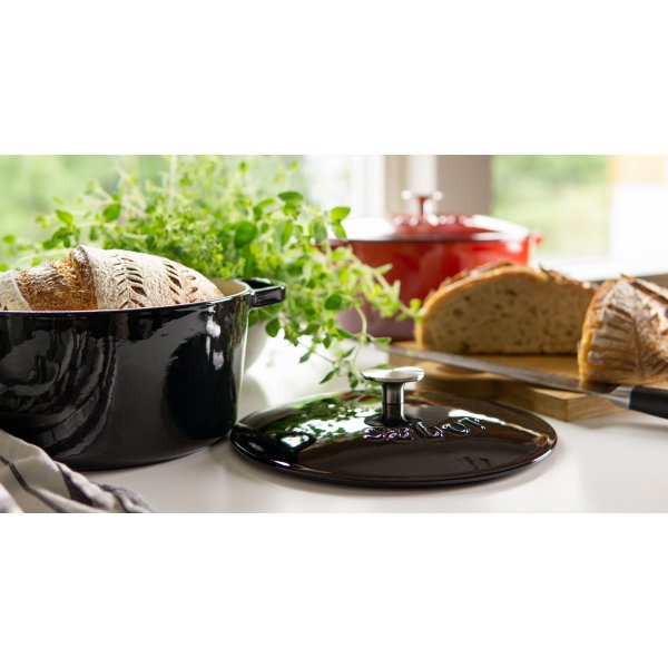 Sabor gjutj�rnsgryta 4,4 liter svart