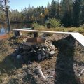 Kundebillede Corten-stålkrukke rund - ø80 cm
