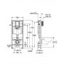 Grohe Rapid SL til vgmonteret toilet - sde Rapid SL 38624