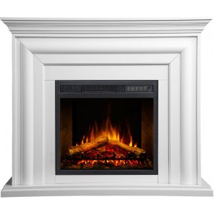 Elektrisk �ppen spis Willburn II dekorationsbrasa - Vit - kolli 1