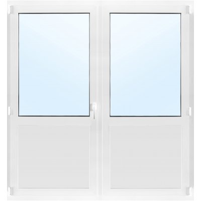 PVC-Parfönsterdörr - 3-glas - Inåtgående med tilt - U-värde 0.96