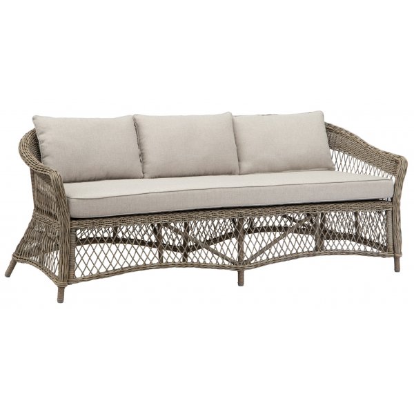 Menton Outdoor-Sofagarnitur - Tisch, Sessel und 3-Sitzer-Sofa Menton Outdoor-Sofagarnitur - Tisch, Sessel und 3-Sitzer-Sofa