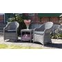 Mercury utembelset med bord - Gr konstrotting