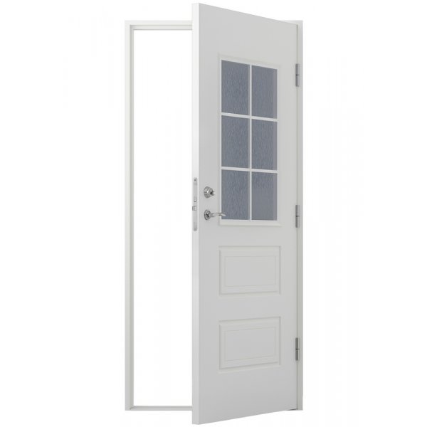 Ytterd�rr Beatrice med glas 10/11