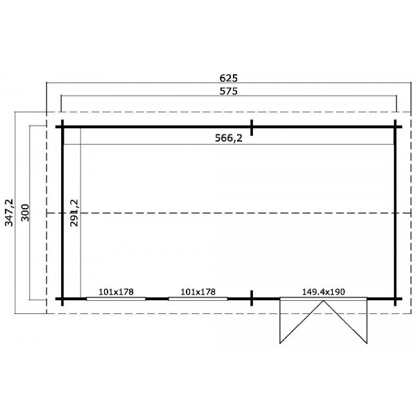 Attefallshus Markus - 19 m