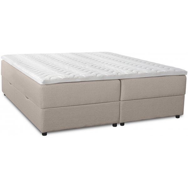 S�ng med f�rvaring 180 cm - Beige