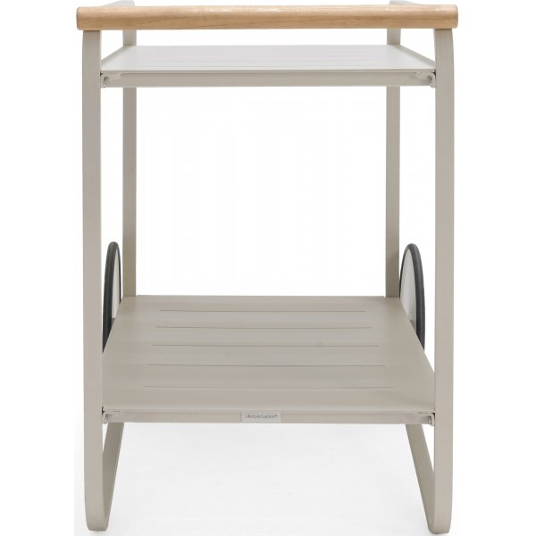 Lifestyle Garden Portals - beige tarjoilukrry + Tekstiilien kyllstminen ulkokalusteisiin