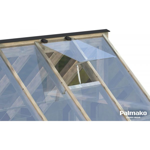 V�xthus Emilia med fundament 8,2 m� � Gr� tryckimpregnerat tr�