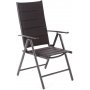 Utematgrupp Ibiza bord 185cm + 8 stolar - Svart