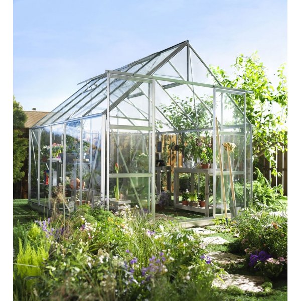 Vxthus Magnum - 8,3 m Aluminum med glas