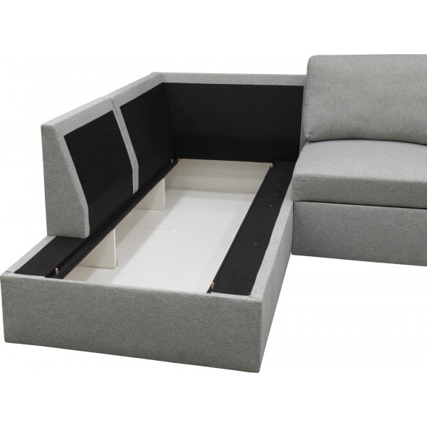 U soffa b�ddsoffa gr� - T�rn�