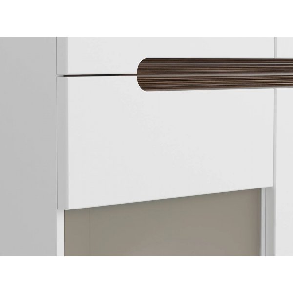 Azteca Trio sk�nk med LED-belysning - Vit