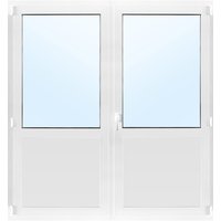 Pardörrar med fönster 3-glas Inåtgående med tilt - PVC - U-värde 0,96 Pardörrar med fönster 3-glas Inåtgående med tilt - PVC - U-värde 0,96