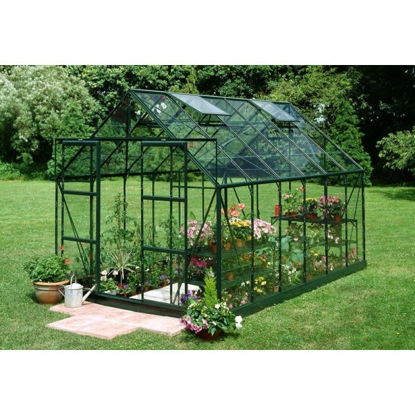 Vxthus Magnum - 9,9 m Grnt med hrdat glas