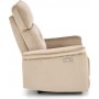 Semir elektrisk reclinerf�t�lj med USB - beige sammet