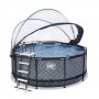 Pool 360 cm Premium + Kupoltak & vrmepump