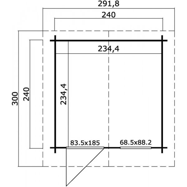 Friggebod Malcolm A - 6 m�