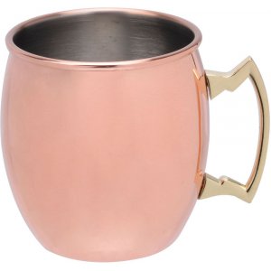 Kaffemugg i koppar och m�ssing