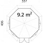 Lusthus Veronica 4 9,2 m